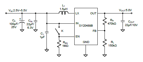 sy20489badc 5.5V Maximum Output, 3A Valley Current, 1MHz Synchronous ...